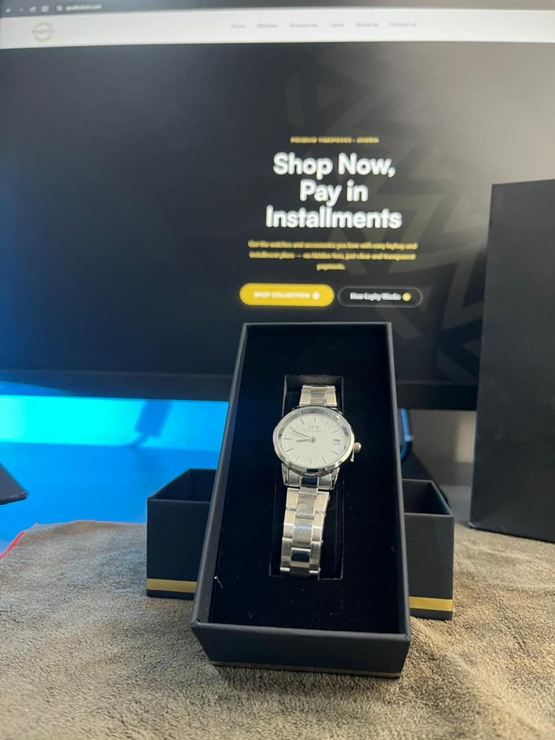 Daniel Wellington Iconic Link | Silver & White inside view 4