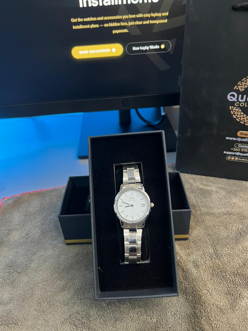 Daniel Wellington Iconic Link | Silver & White inside view 5