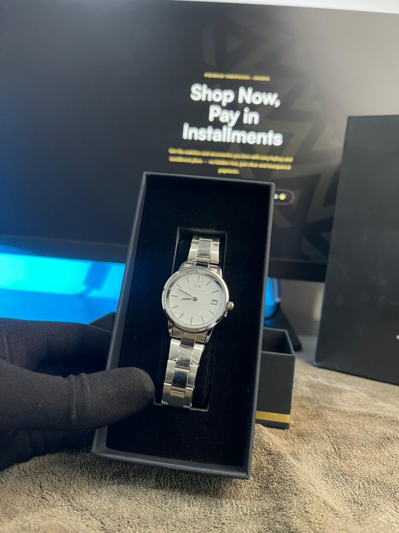 Daniel Wellington Iconic Link | Silver & White inside