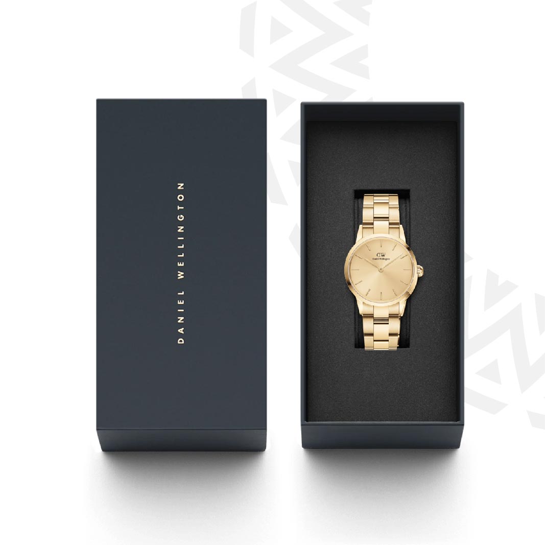 Daniel Wellington Iconic Link | Gold Dial view 3